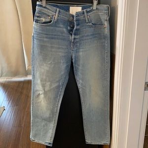 MOTHER Denim Scrapper Ankle